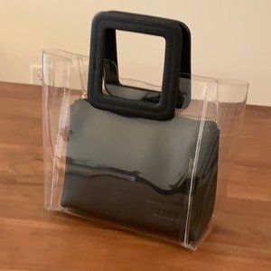 STAUD Mini Shirley Bag Clear/Black